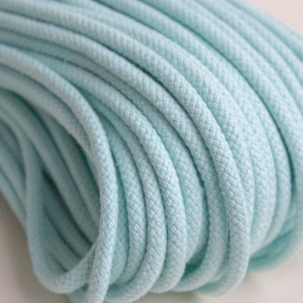 Cotton Cord 5mm, 50 meters. MINT color