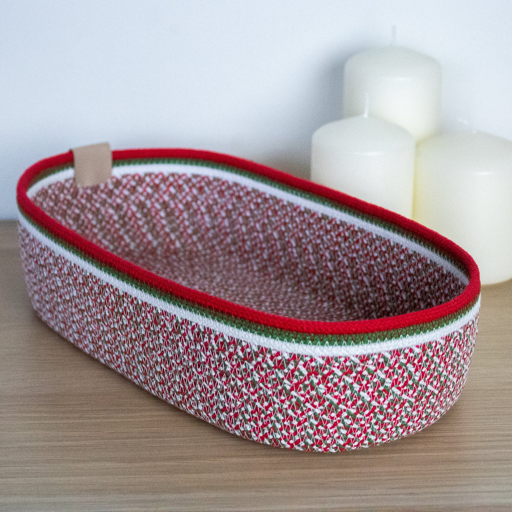 Cotton Cord 5mm, 50 meters. Christmas colors