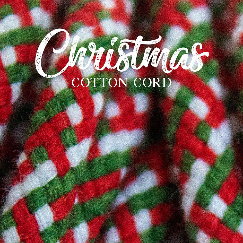 Christmas Collection of Cotton Cord 5 mm