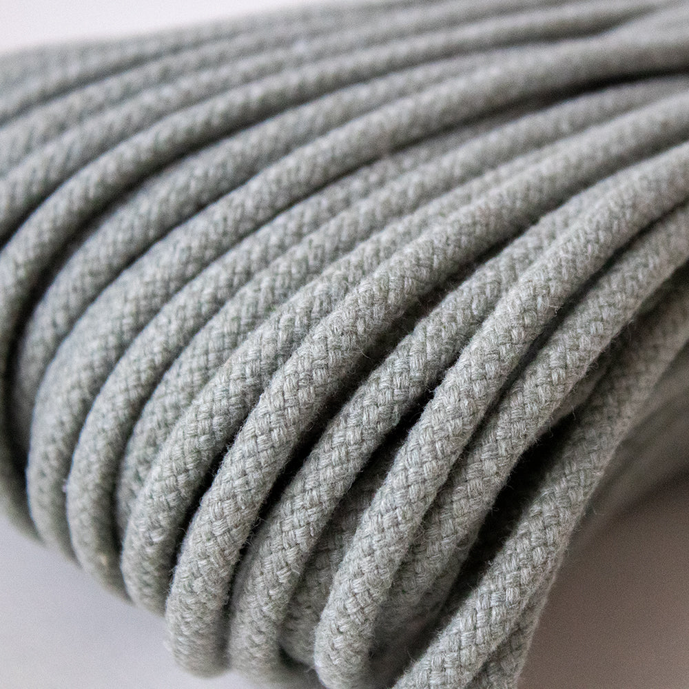 Cotton Cord 5mm, 50 meters. OLIVE color