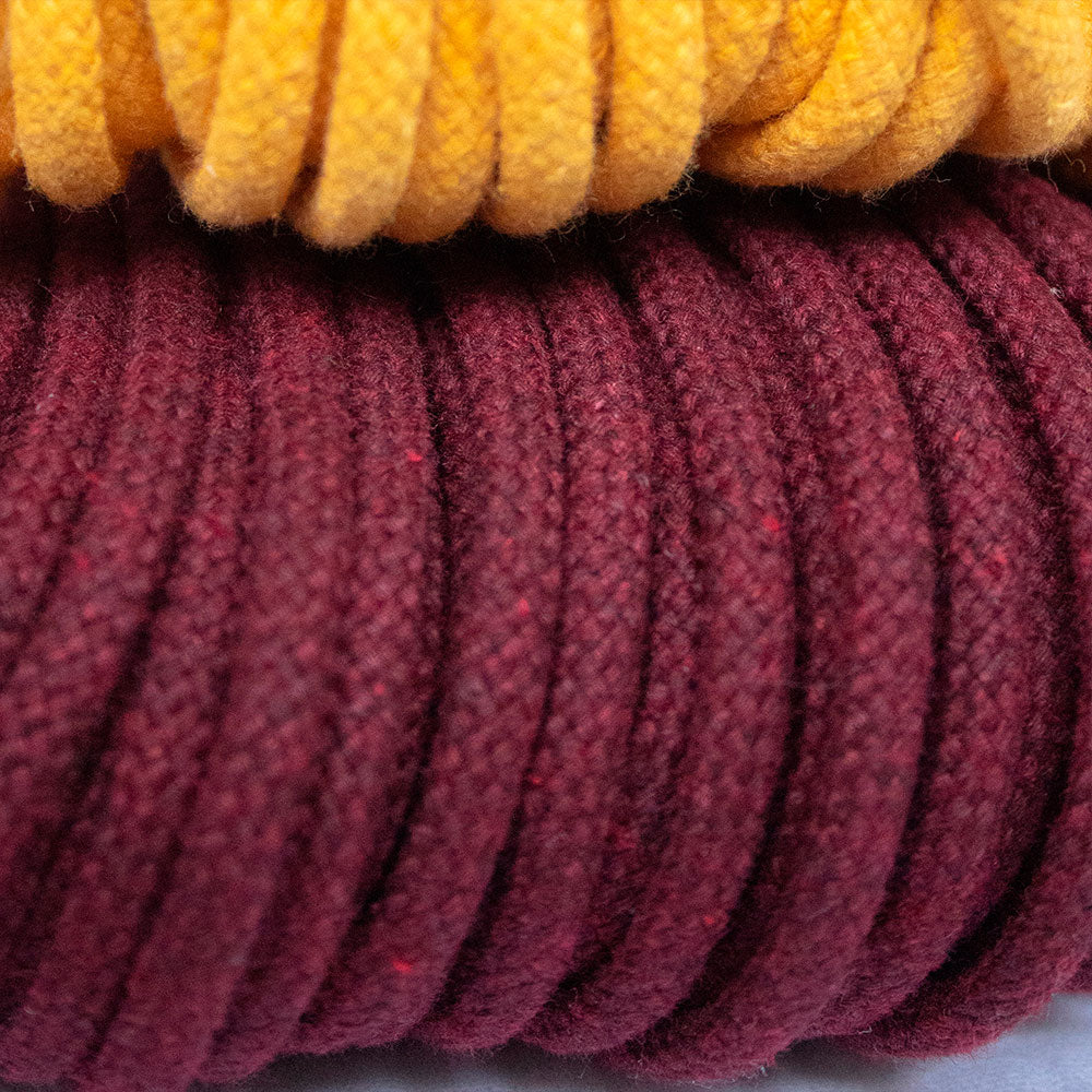 Cotton Cord 5 mm, 50 meters. MAROON (Burgundy) color