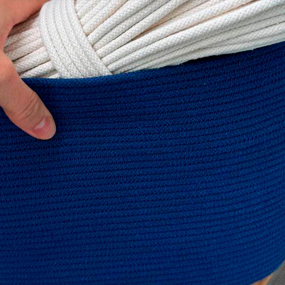 Cotton Cord 5 mm, 50 meters. BLUE color