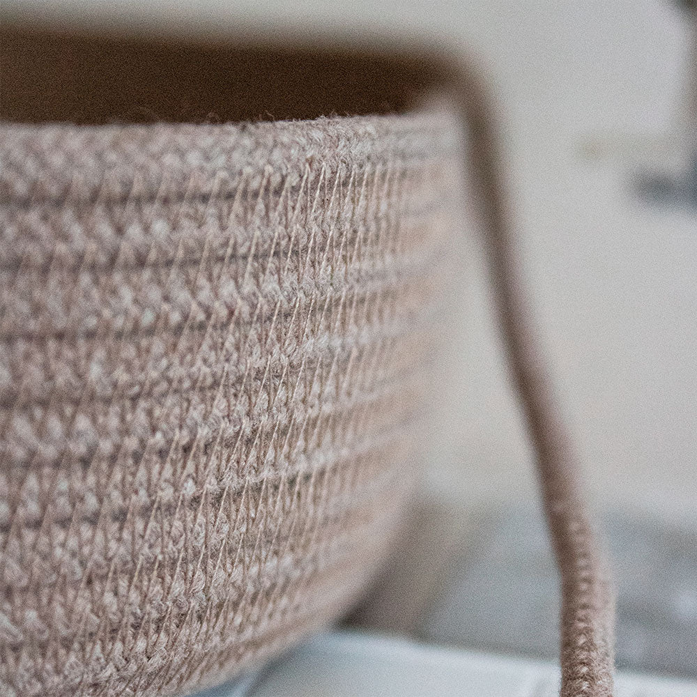 Cotton Cord 5mm, 50 meters. LATTE color