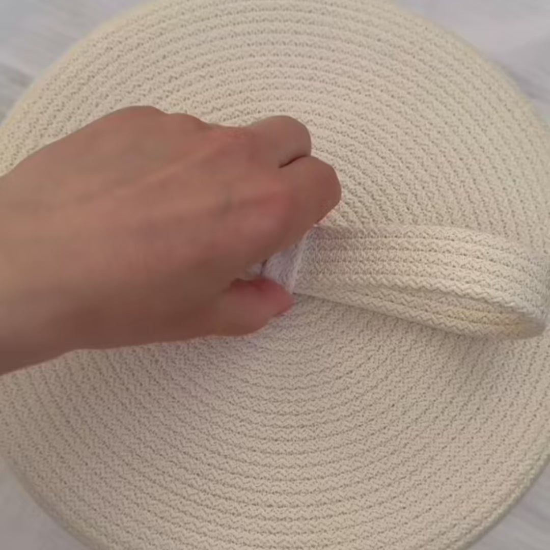 Basket With Lid Mustard